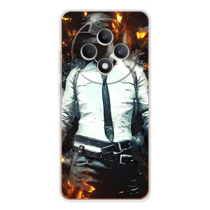 Силиконовый чехол с картинкой "Герой Pubg" на OPPO Reno 12 F – Man Пубг
