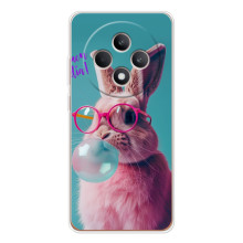 Чохол з принтом стильні тварини для ОППО Рено 12 Ф (Кролик в окулярах)