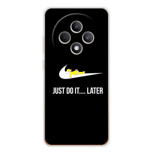 Силиконовый Чехол на OPPO Reno 12 F с картинкой Nike – Later