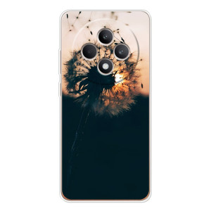 Силиконовый Чехол с одуванчиками на OPPO Reno 12 F – Красивый одуванчик