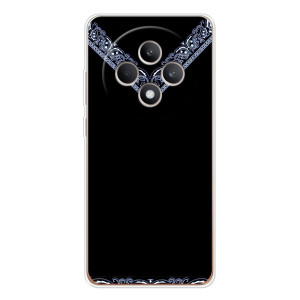 Силиконовый Чехол на OPPO Reno 12 F – Воротник вышиванки
