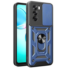 Ударопрочный чехол Camshield Serge Ring для Oppo Reno 12 Pro 5G – Синий