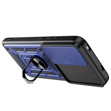 Ударопрочный чехол Camshield Serge Ring для Oppo Reno 12 Pro 5G – Синий