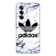 Чохли Адидас для OPPO Reno 12 Pro (AlphaPrint) (Адідас на мраморі)