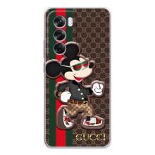 Чехлы Бренд GUCCI для OPPO Reno 12 Pro – Маус Гуччи