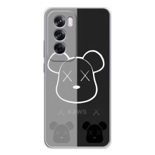 Чехлы для OPPO Reno 12 Pro - Bearbrick Louis Vuitton (PREMIUMPrint) (БеарБрик глаза)