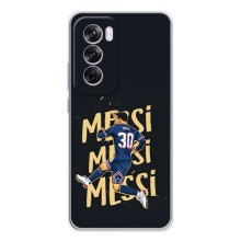 Чехлы для OPPO Reno 12 Pro (Leo чемпион) (AlphaPrint) (Messi ПСЖ)