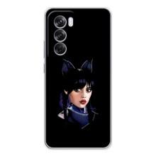 Чехлы с принтом Уэнсдей на OPPO Reno 12 Pro – Милая Уэнсдей