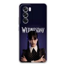 Чехлы с принтом Уэнсдей на OPPO Reno 12 Pro – Wednesdey