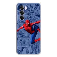 Силіконовий Чохол для OPPO Reno 12 Pro – Людина павук