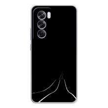 Чохол з картинками на чорному фоні для OPPO Reno 12 Pro – Дорога