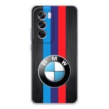 Чохол для Оппо Рено 12 Про - з принтом БМВ (AlphaPrint) (Лого BMW)