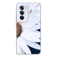 Чохол з ромашками на OPPO Reno 12 Pro – Пів ромашки