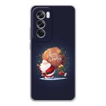 Чохол Санта Клаус для OPPO Reno 12 Pro – Подарунки від Санти
