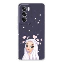 Чохол Стильні дівчата на OPPO Reno 12 Pro – Дівчина та серця