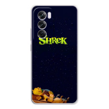 Чехол с мультфильмом Шрек на OPPO Reno 12 Pro – Шрек лого