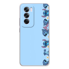 Чехол с принтом Стич на OPPO Reno 12 Pro – Стич фон