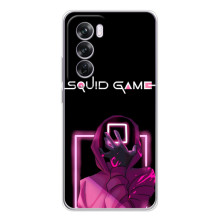 Чехол Гра в кальмара для OPPO Reno 12 Pro