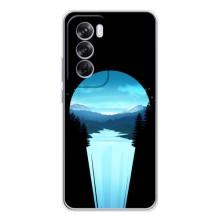Летний Чехол на OPPO Reno 12 Pro – Синий Водопад