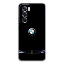 Силіконовий бампер з картинкою машини на OPPO Reno 12 Pro – Чорний BMW