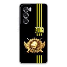Чехол (TPU) с картинкой "Лого Пабг" на Оппо Рено 12 Про (Лого PUPG)
