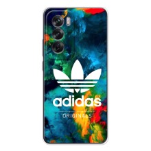 Чехлы Адидас для OPPO Reno 12 (AlphaPrint) (Яркий Адидас)
