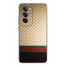 Чехлы Бренд GUCCI для OPPO Reno 12 – Фон Гуччи