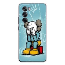 Чехлы для OPPO Reno 12 - Bearbrick Louis Vuitton (PREMIUMPrint) (Плач Bearbrick)