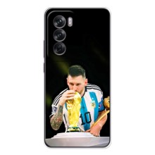 Чохли для OPPO Reno 12 (Leo чемпіон) (AlphaPrint) – Кубок Мессі