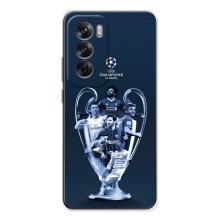 Чехлы для OPPO Reno 12 (VPrint) - Футбольные клубы (Кубок ЛЧ)