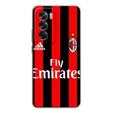 Чехлы для OPPO Reno 12 (VPrint) - Футбольные клубы (Milan)