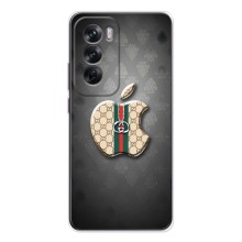 Чехлы ГУЧЧИ для Оппо Рено 12 (AlphaPrint) (Apple gucci)