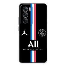 Чехлы PSG для OPPO Reno 12 (AlphaPrint) (футболка ПСЖ)