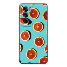 Чехлы с Фруктами для OPPO Reno 12 (VPrint) (Грейпфрут)