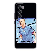 Чехлы с футболистом Ерлинг Холанд для OPPO Reno 12 (AlphaPrint) (гол Эрлинг Холланд)