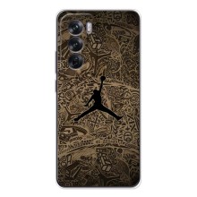 Чехлы для OPPO Reno 12 - с картинкой JORDAN (AlphaPrint) (Logo Jordan)