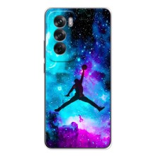 Чехлы для OPPO Reno 12 - с картинкой JORDAN (AlphaPrint) (Яркий Джордан)