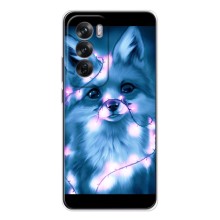 Чехлы с картинкой Лисички для OPPO Reno 12 (VPrint) (Яркая лисичка)