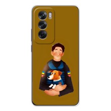 Чехлы с картинкой собаки Патрон для OPPO Reno 12 (AlphaPrint) (ЗСУ Патрон)