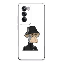 Чехлы с Обезьянами NFT для OPPO Reno 12 (AlphaPrint) (обезьяна NFT Adidas)