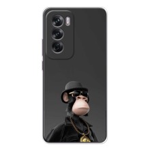 Чехлы с Обезьянами NFT для OPPO Reno 12 (AlphaPrint) (Обезьяна NFT)