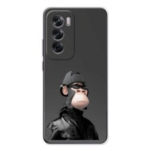 Чехлы с Обезьянами NFT для OPPO Reno 12 (AlphaPrint) (стильная обезьяна NFT)