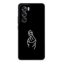 Чохол (Знак сердечка) для OPPO Reno 12 – Знак Сердечка