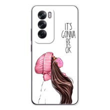 Чехол с печатью для OPPO Reno 12 - (Мода) (AlphaPrint) (Коронавирус)