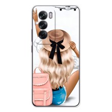 Чехол с печатью для OPPO Reno 12 - (Мода) (AlphaPrint) (Путешествие)
