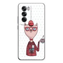 Чохол на тематику: Коти для OPPO Reno 12 – Кіт аристократ