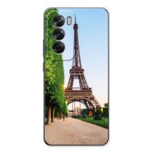 Чехол Эйфелева Башня для OPPO Reno 12 - (AlphaPrint) (Дорога в Париж)