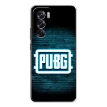 Чехол PUBG для Оппо Рено 12 (AlphaPrint) (Лого PUBG)