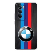 Чехол для Оппо Рено 12 - с принтом БМВ (AlphaPrint) (Лого BMW)