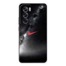 Чехол для OPPO Reno 12 - с принтом Найк (AlphaPrint) (Найк красный)